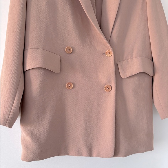 Wilfred Blush Double-Breasted Blazer in size 2 - Picture 2 of 7